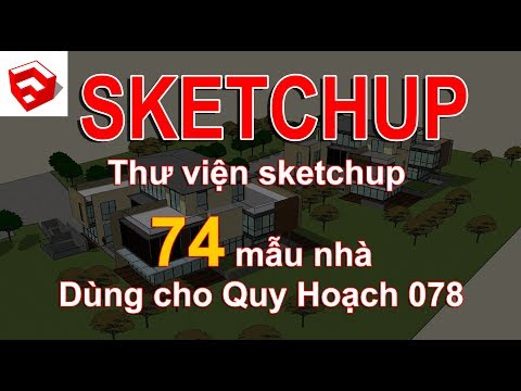 Thư viện Sketchup tổng hợp 74 Model mẫu nhà dùng cho quy hoạch 078