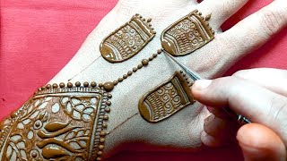 Latest Mehndi Designs 2021 | Rakhi / Eid Special Mehndi Heena Designs for Back Hands | Letstute screenshot 3