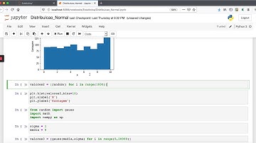 Gerando uma distribuição normal (Gaussiana) no Python