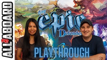TINY EPIC DEFENDERS | Board Game | How to Play and Full Playthrough