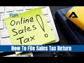 Sales Tax Working | Sales Tax Return Filing | Sales Tax Computation | Sales Tax Act | Sales Tax