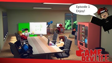 Game Dev Life #1 - THE START OF OUR HUGE COMPANY! ( Roblox Game Dev Life)