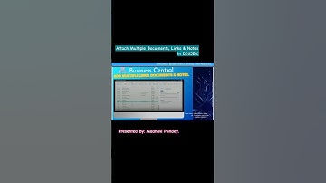 How-To attach Multiple Links, Notes & Documents in Business Central