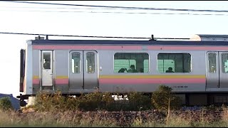 信越本線上り始発E129系A3編成420M
