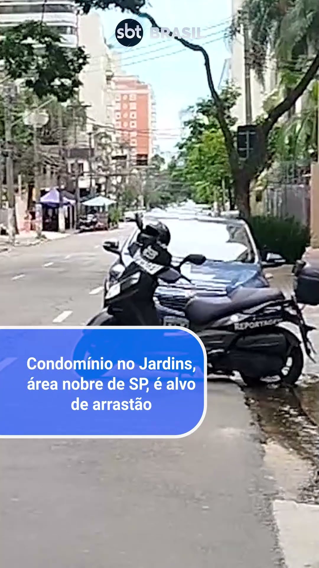 Condomínio no Jardins, área nobre de São Paulo, é alvo de arrastão | SBT Brasil (04/01/25)