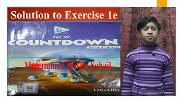 Solution to Exercise 1e Countdown Math Book 6 / Countdown Introduction to Sets Lecture 6