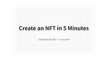 Mint an NFT in 5 Minutes with OpenSea Studio!【Luxucom】【How to Create an NFT】