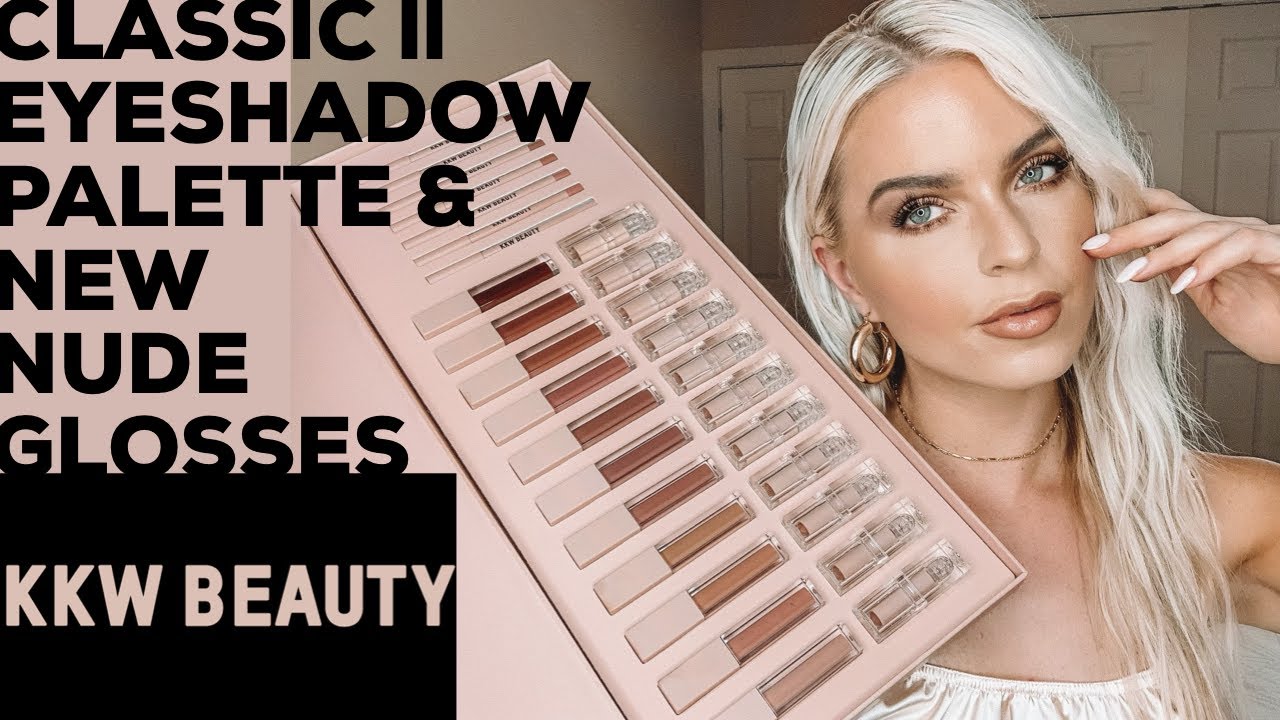 NEW KKW BEAUTY ** CLASSIC II EYESHADOW PALETTE & 11 NEW GLOSSES REVIEW