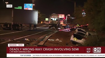 Wrong-way driver killed on Loop 101 near Cardinals Way.