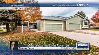 41 Shetland Court  HIGHLANDS RANCH, CO Homes for Sale | coloradohomes.com