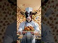 Free stocks  ai animation  a cow dressed in a chef outfit with thanksgiving turkey food