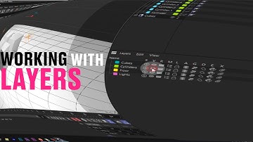 Working with Layers to stay Organized in Cinema 4D