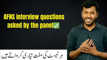 Top AFNS interview questions asked by the panel✅ How to give confident and answers #whoiamacademy 