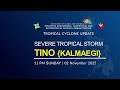 Urgent Update: Severe Tropical Storm TINO (KALMAEGI) Alert at 11 PM 🌪️