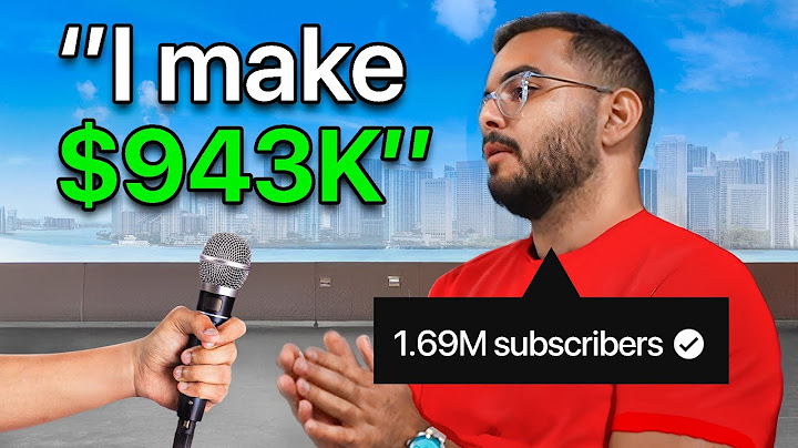 I Asked YouTube Millionaires How Much Money They Make