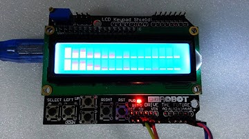 Arduino 16x2 LCD VU Meter V.3