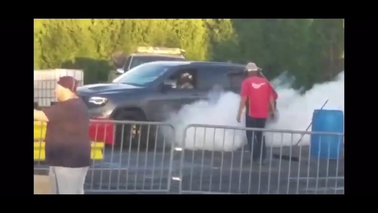 Trackhawk burnout YouTube