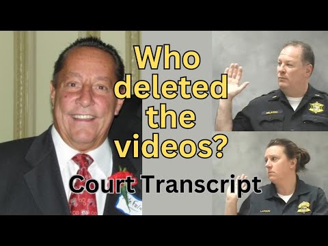 Who deleted the videos? Lt Milazzo, Sgt Larson or Judge Felice? Court transcript - Cook County