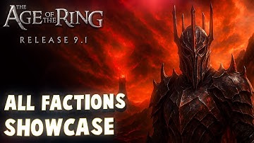 All Factions Showcase! | Age of the Ring Mod 9.1 | Bfme game | lord of the rings game | Rotwk