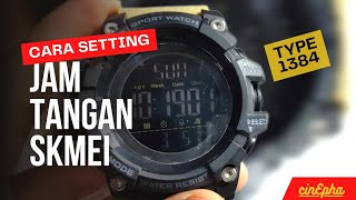 Cara Setting Jam Tangan Skmei 1384