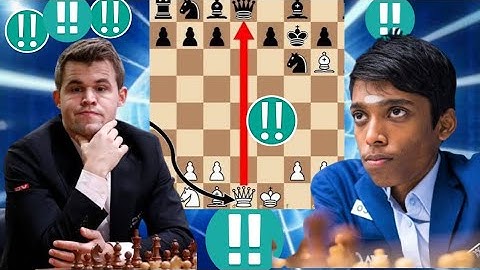 3200 Elo chess Game : 27 | Magnus Carlsen vs Rameshbabu Praggnanandhaa