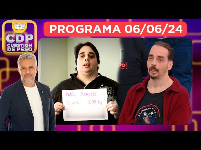 CUESTIÓN DE PESO - PROGRAMA 06/06/24 class=