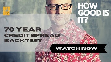 BIG CREDIT SPREAD BACKTEST - 70 Years Tested #creditspreads #options