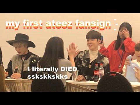 my first ateez fansign experience | ateez (에이티즈) global fansign in Berlin 190410