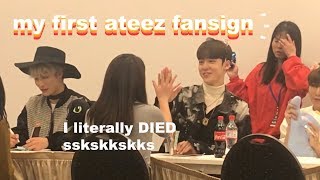 my first ateez fansign experience | ateez (에이티즈) global fansign in Berlin 190410