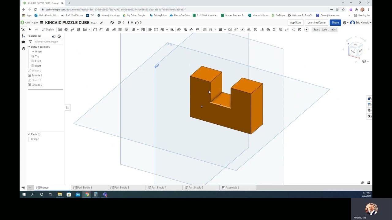 PPS OnShape Puzzle Cube Example YouTube