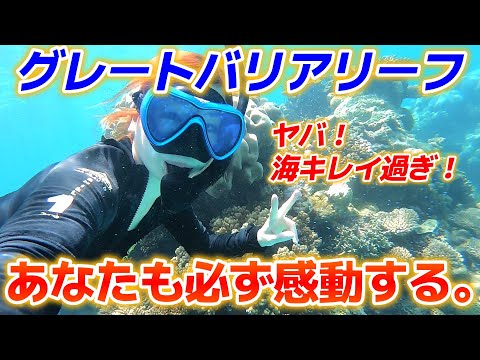 【オーストラリア最終話】グレートバリアリーフが最高すぎた。世界最大ワニの餌付けも大迫力だった！