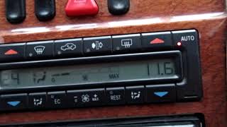 Как пользоваться системой климат - контроля Mercedes W210