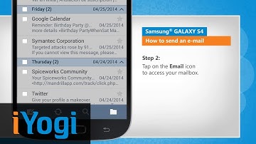 Send an e-mail in Samsung® GALAXY S4