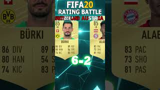 FIFA NATIONAL TEAMS RATING BATTLE: SWITZERLAND VS AUSTRIA #fifa #fc26 #fifa17