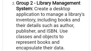 LIBRARY MANAGEMENT SYSTEM | Object Oriented Programming | Group # 02 | BSCS(C) 2nd Semester