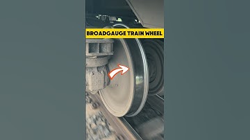 Broadgauge train wheels। 🛤️ #trainwheels #railtrack #railway ##train #trainvideo