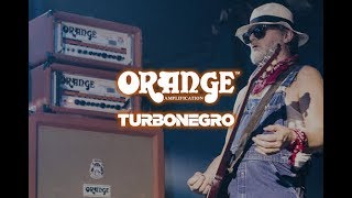 Rune Rebellion of Turbonegro and Orange Amplifiers