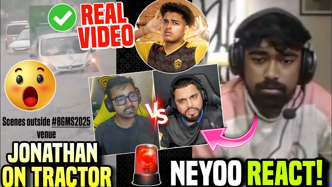 🚨Neyoo React on Sid vs Ankibot Controversy 😱 Jonathan Arrive Lan by Tractor 🚜