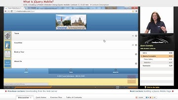 "What is jQuery Mobile?" | Dreamweaver CS6 with Educator.com