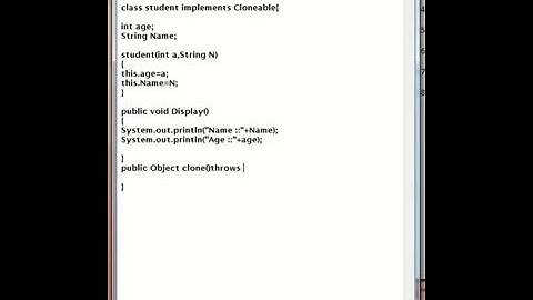 How To Cloneable Interface In Java