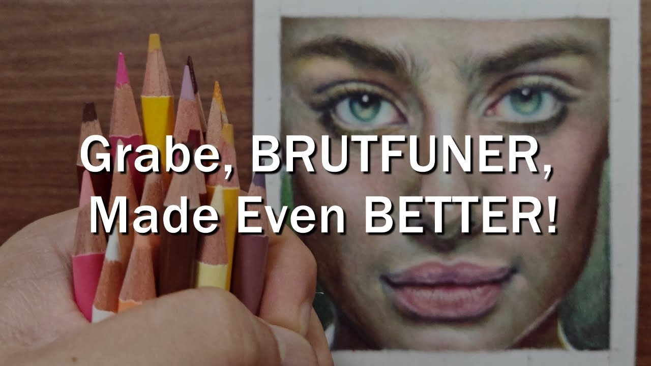 OMG! Better BRUTFUNER for Beginners! Colored Pencil Drawing, Layering ...