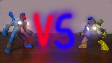 Bumblebee vs dropkick - Transformers stop motion