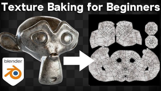 Texture Baking Workflow for Objects with Multiple Materials (Blender  Tutorial) 