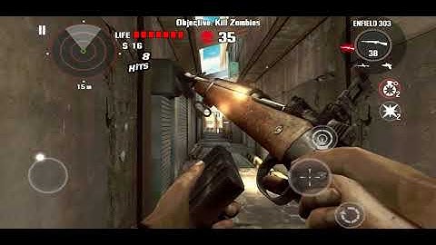 Dead Trigger - Enfield Bolt Action Rifle, Bren LMG & Walther P99 Pistol (Gameplay)