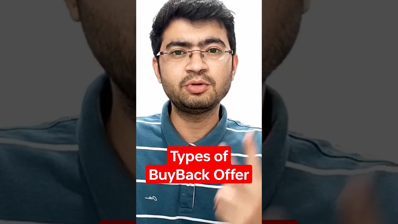 Types of Buyback Offers in India buybackofshares buy sharemarket 