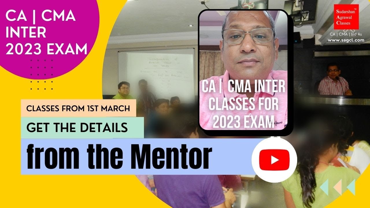 CA | CMA INTER - NOV 2023 - NEW BATCH ANNOUNCEMENT ! - YouTube