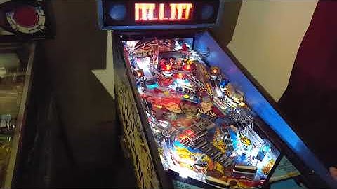 Data East Lethal Weapon 3 Pinball Gameplay with unofficial ROM