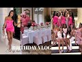 BIRTHDAY VLOG | DINNER SET UP, GETTING MY HAIR AND MAKEUP DONE + CELEBRATION | BROOKE KENNEDY