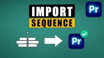 How to IMPORT a SEQUENCE from Another Premiere Project in Premiere Pro