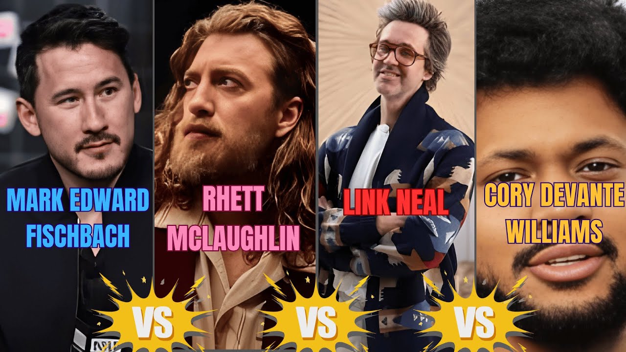 Mark Edward Fischbach vs Rhett McLaughlin vs Link Neal vs Cory DeVante Williams–Real YouTube King?